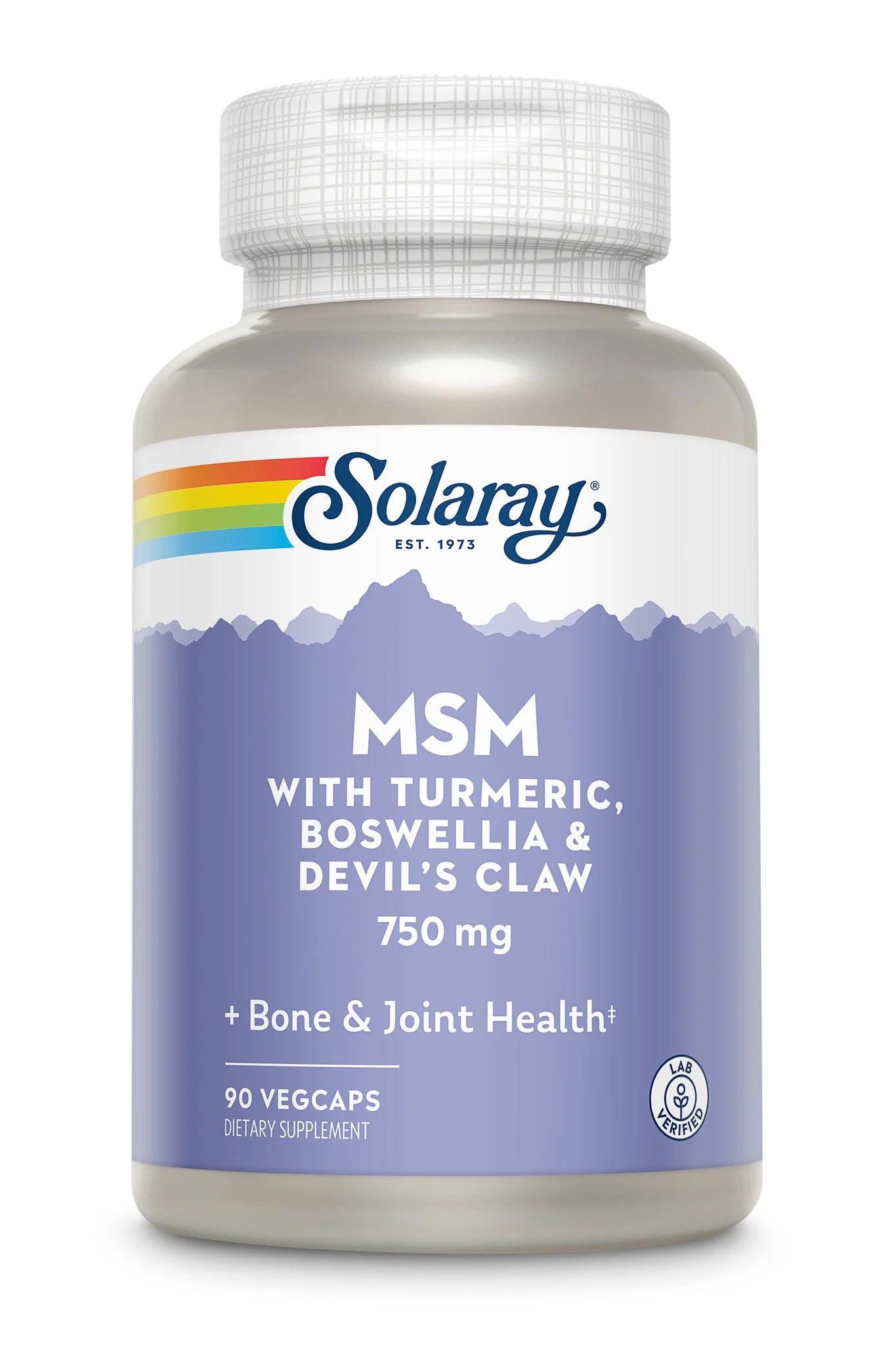 MSM 750 mg, 90 capsule vegetale, Solaray