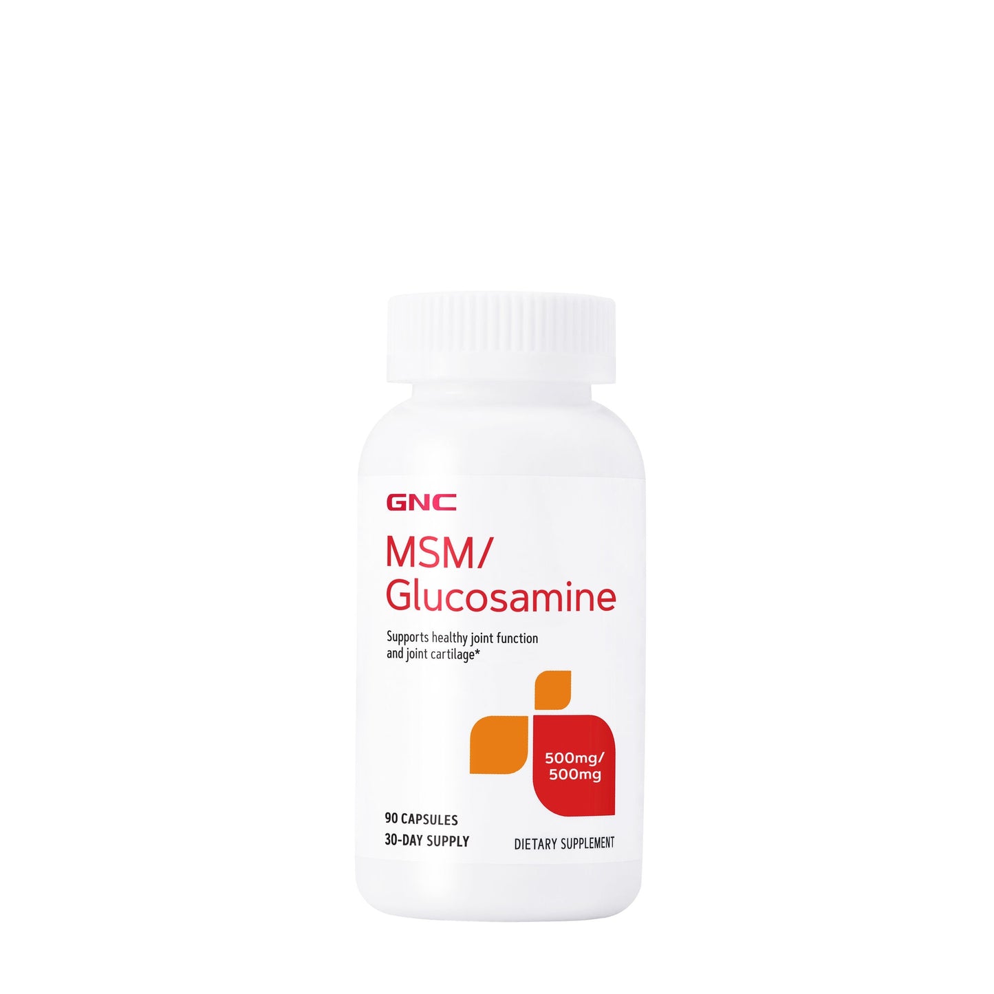 GNC Msm/glucosamine, Msm Si Glucozamina 500 Mg, 90 Cps