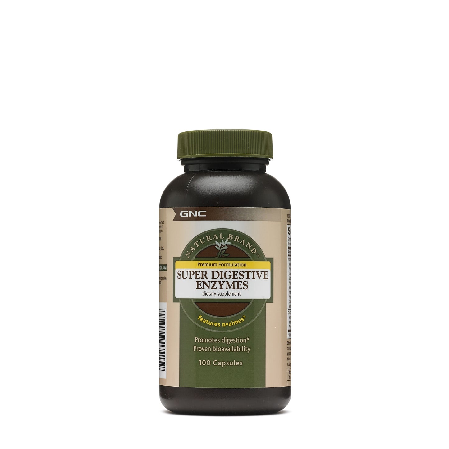 GNC Natural Brand Super Digestive Enzymes, Enzime Digestive, 100 Cps