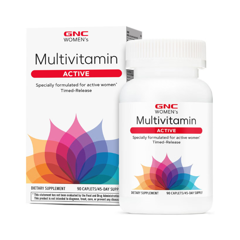 GNC Women's Multivitamin Active, Complex De Multivitamine Pentru Femei, 90 Tb
