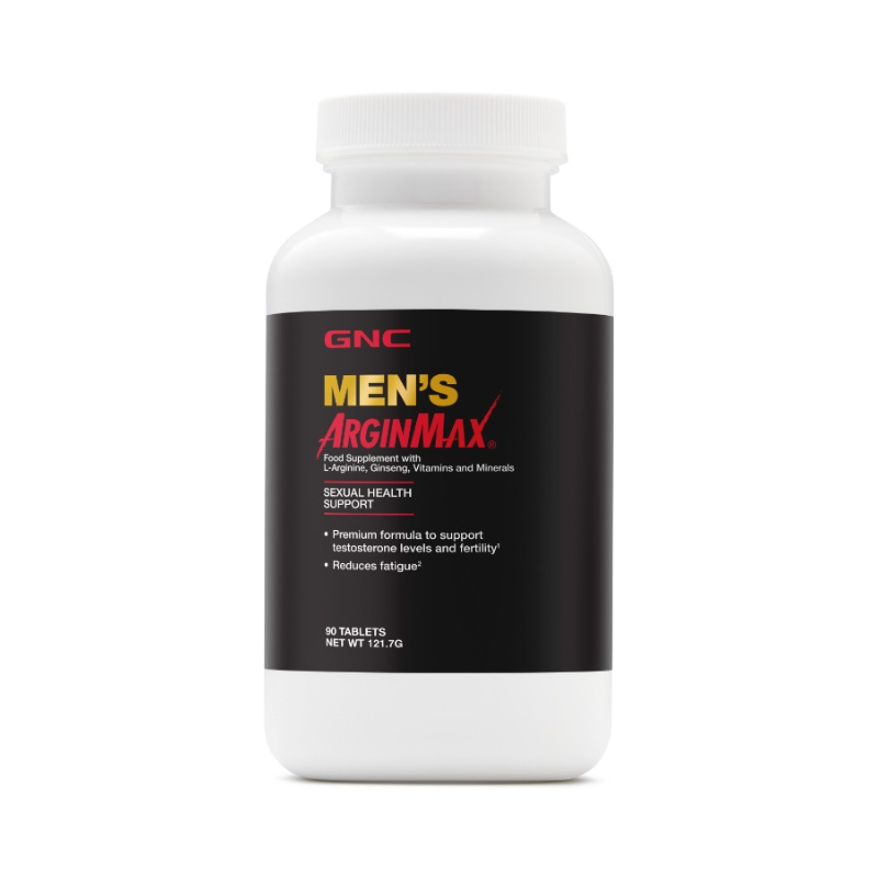 GNC Men's Arginmax, Formula Pentru Vitalitate Si Energie Masculina, 90 Tb