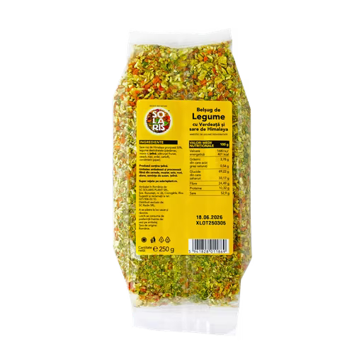 Belsug De Legume Cu Verdeata Si Sare Roz De Himalaya 250G Ð Solaris