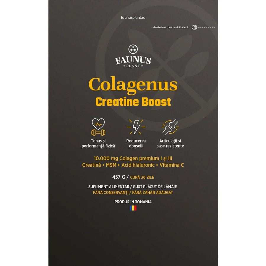 Colagenus Creatine Boost, 457g, Faunus Plant