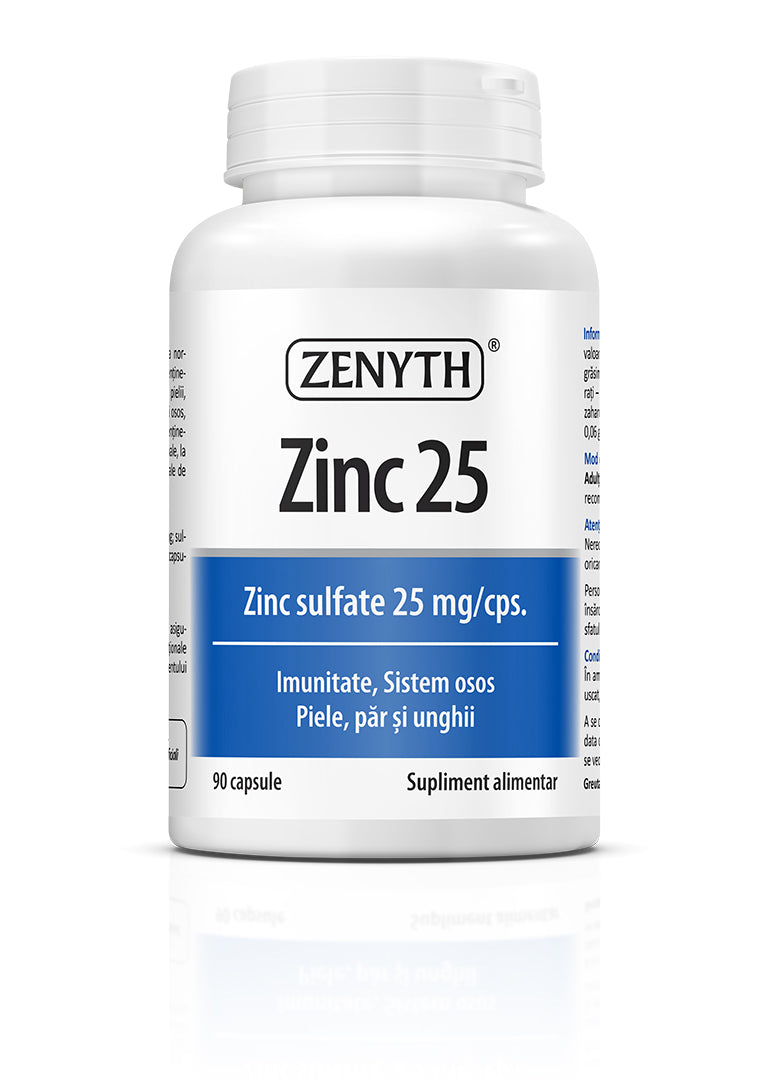 Zinc, 25mg, 90 capsule, Zenyth