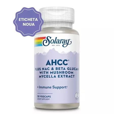 AHCC plus NAC & Beta Glucan, 30 capsule, Solaray