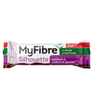 Baton Myfibre Silhouette Pentru Scaderea In Greutate, 40G, Sly Nutritia