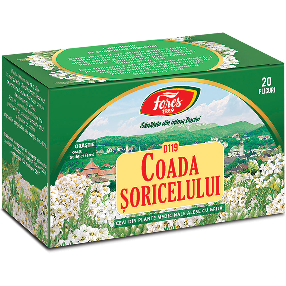 Ceai Coada Soricelului D 119, 20 plicuri, Fares