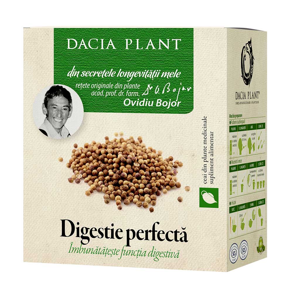 Ceai Digestie perfecta, 50 g, Dacia Plant