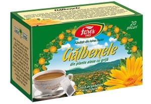 Ceai galbenele, 20 plicuri, Fares