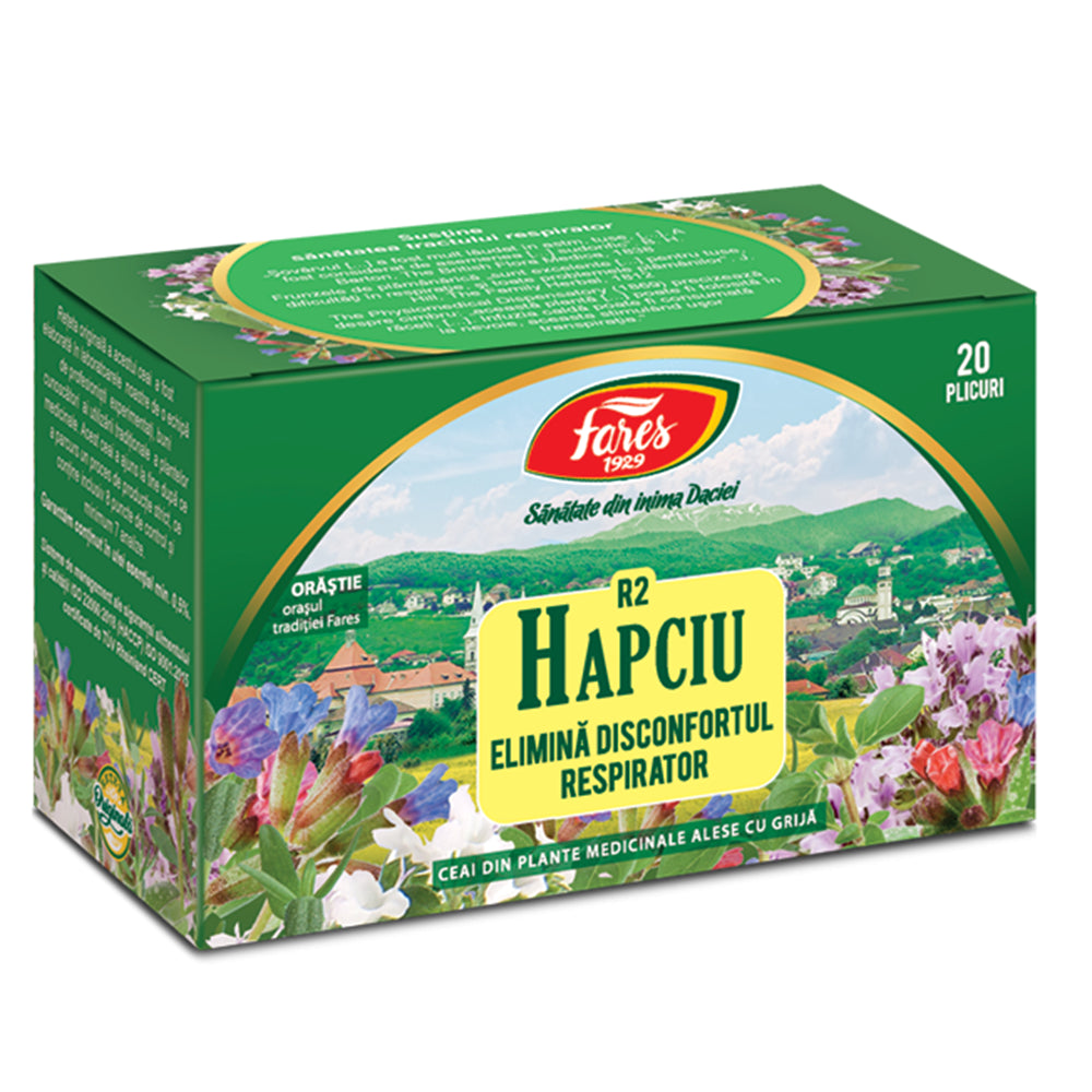 Ceai Hapciu, R2, 20 plicuri, Fares