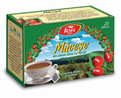 Ceai macese, 20 plicuri, Fares