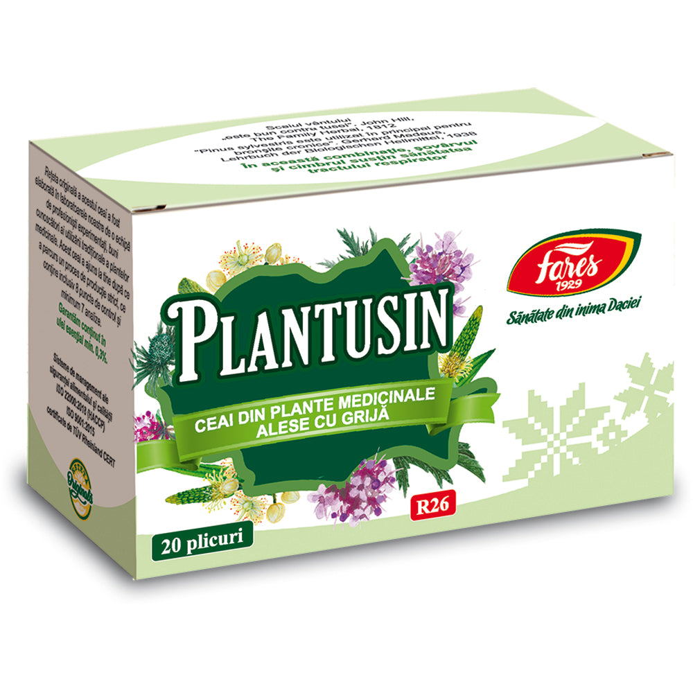 Ceai Plantusin, 20 plicuri, Fares