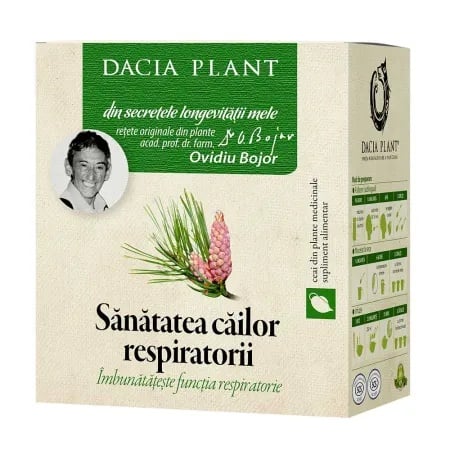 Ceai Sanatatea cailor respiratorii, 50g, Dacia Plant