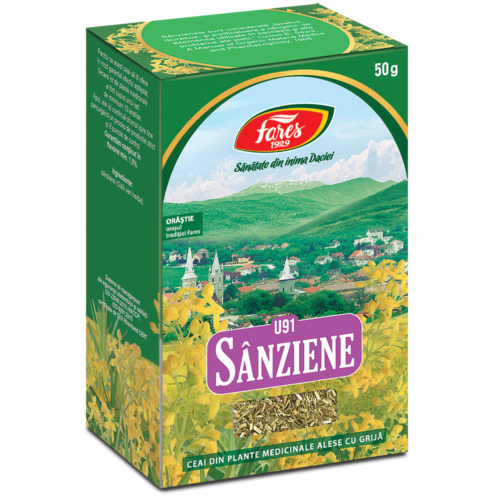 Ceai Sanziene iarba U 91, 50 g, Fares