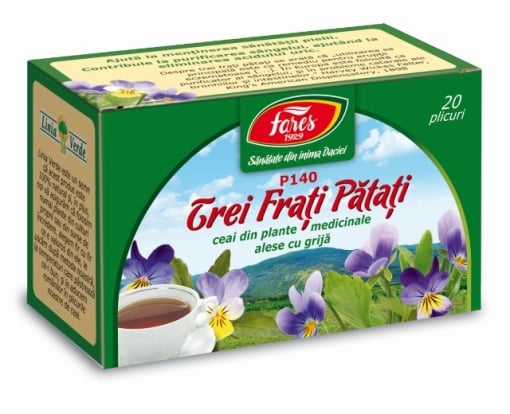 Ceai trei frati patati, 20 plicuri, Fares