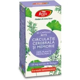Circulatie cerebrala si memorie - N172, 63 capsule, Fares