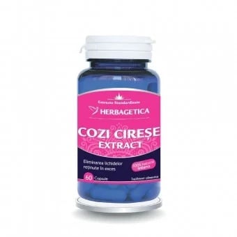 Cozi de cirese extract, 60 capsule Herbagetica
