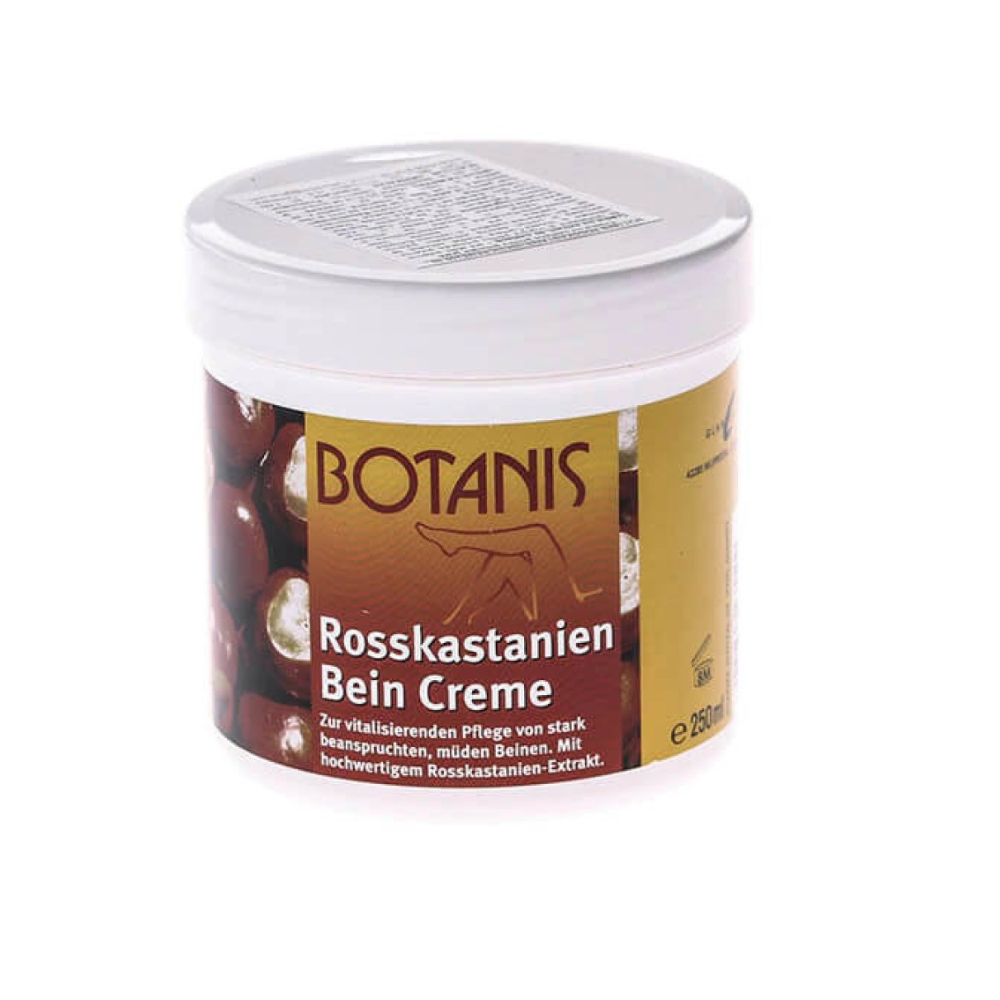 Crema pentru picioare cu extract de castane Botanis, 250 ml, Glancos