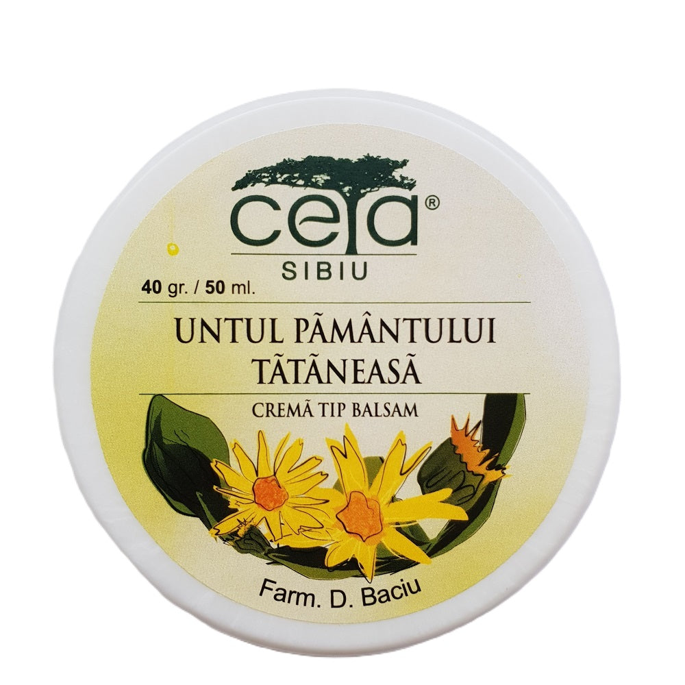 Crema tip balsam cu Untul Pamantului si Tataneasa, 40 g, Ceta Sibiu