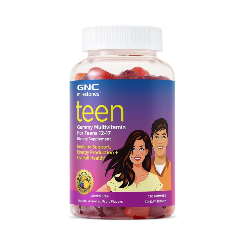 GNC Milestones Teen, Multivitamine Jeleuri Pentru Adolescenti 12-17 Ani, 120 Jeleuri