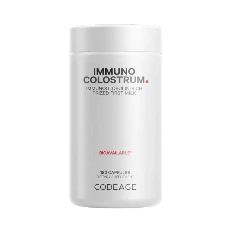 CodeAge Immuno Bovine Colostrum, Colostru Bovin Bogat In Imunoglobuline, 180 Cps