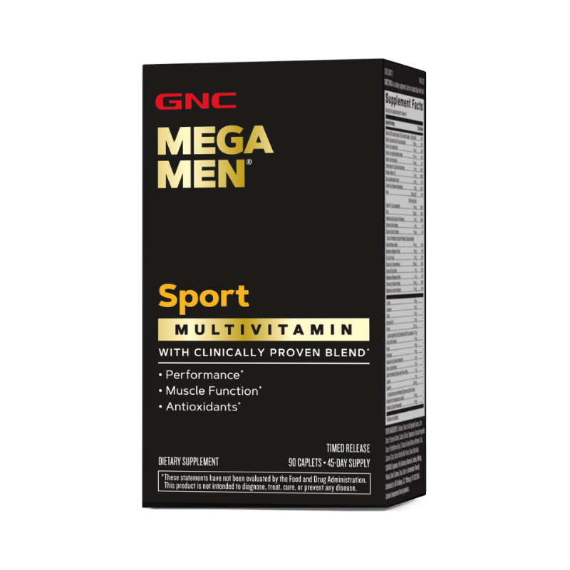 GNC Mega Men Sport, Complex De Multivitamine Pentru Barbati, 90 Tb