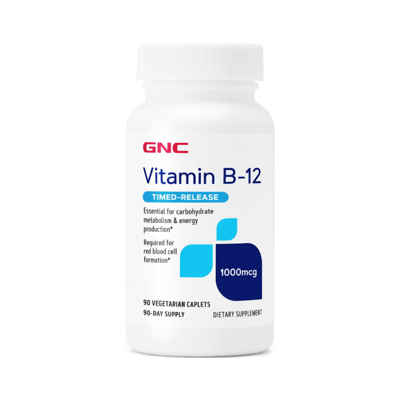 GNC Vitamin B-12 1000 Mcg, Vitamina B-12, 90 Tb