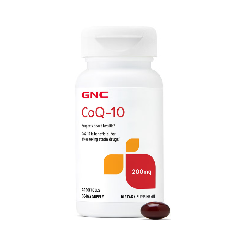 GNC Coq-10 200 Mg, Coenzima Q-10 Naturala 200 Mg, 30 Capsule Gelatinoase