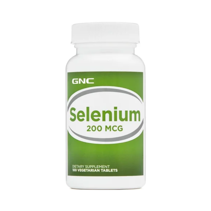 GNC Selenium 200 Mcg, Seleniu Natural, 100 Tb