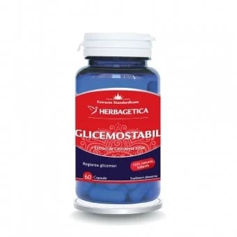 Glicemostabil, 60 capsule, Herbagetica