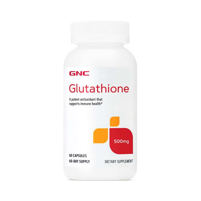 GNC L-glutathione, L-glutation 500 Mg, Antioxidant Pentru Imunitate, Detoxifiere Si Piele Luminoasa, 60 Cps