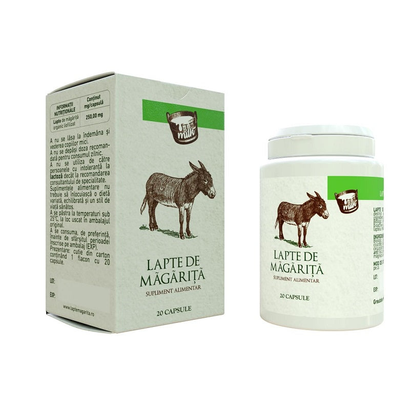 Lapte de Magarita pentru adulti, 20 capsule, Nutraceutical