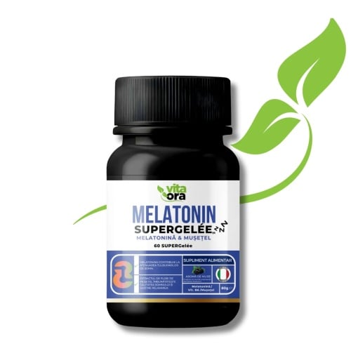 Melatonin cu aroma de mure, 60 jeleuri, Vita Ora