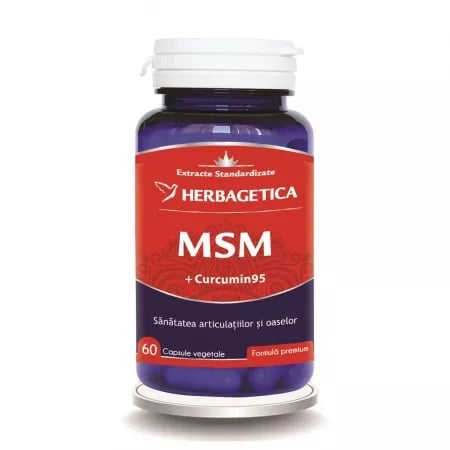 MSM + Curcumin95, 60 capsule, Herbagetica