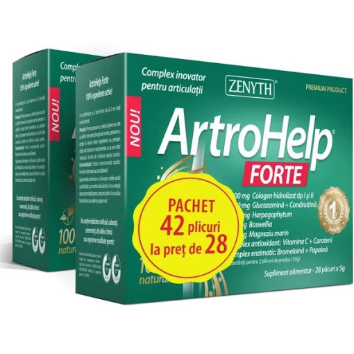Pachet ArtroHelp Forte, 28+14 plicuri, Zenyth