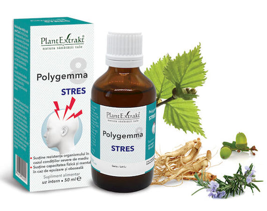 Polygemma 8, Astenie psiho-fizica si memorie, 50ml, PlantExtrakt