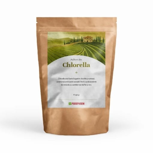 Pulbere de Chlorella, 250g, Parapharm