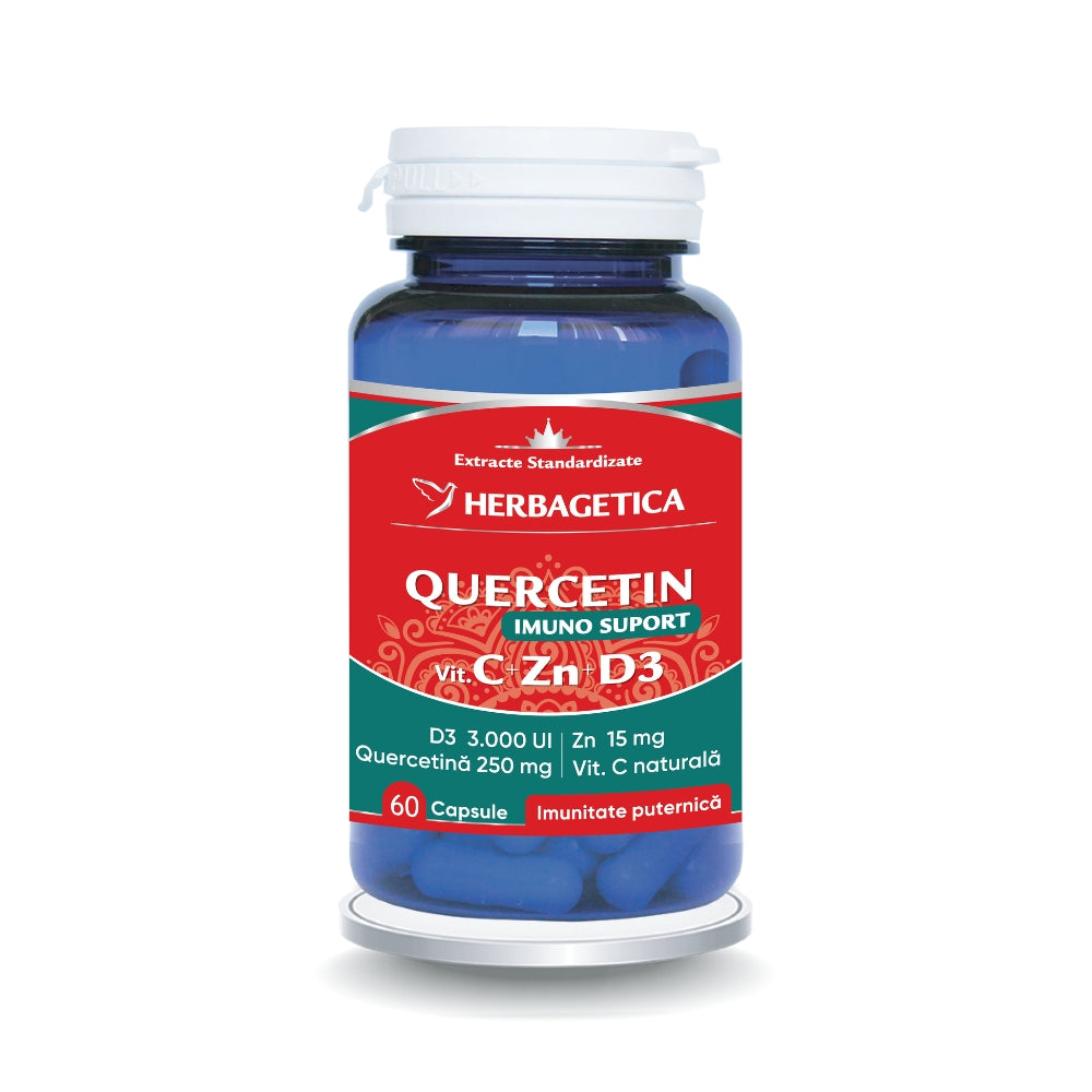 Quercetin, 60 capsule, Herbagetica