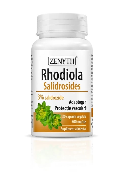 Rhodiola Salidrosides, 30 capsule vegetale, Zenyth