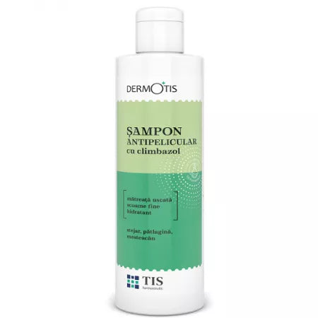 Sampon antipelicular cu climbazol Dermotis, 120 ml, Tis Farmaceutic