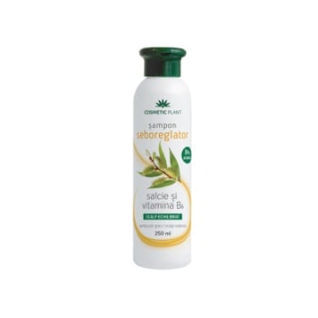 Sampon seboreglator cu salcie alba si vitamine B, 250 ml, Cosmetic Plant