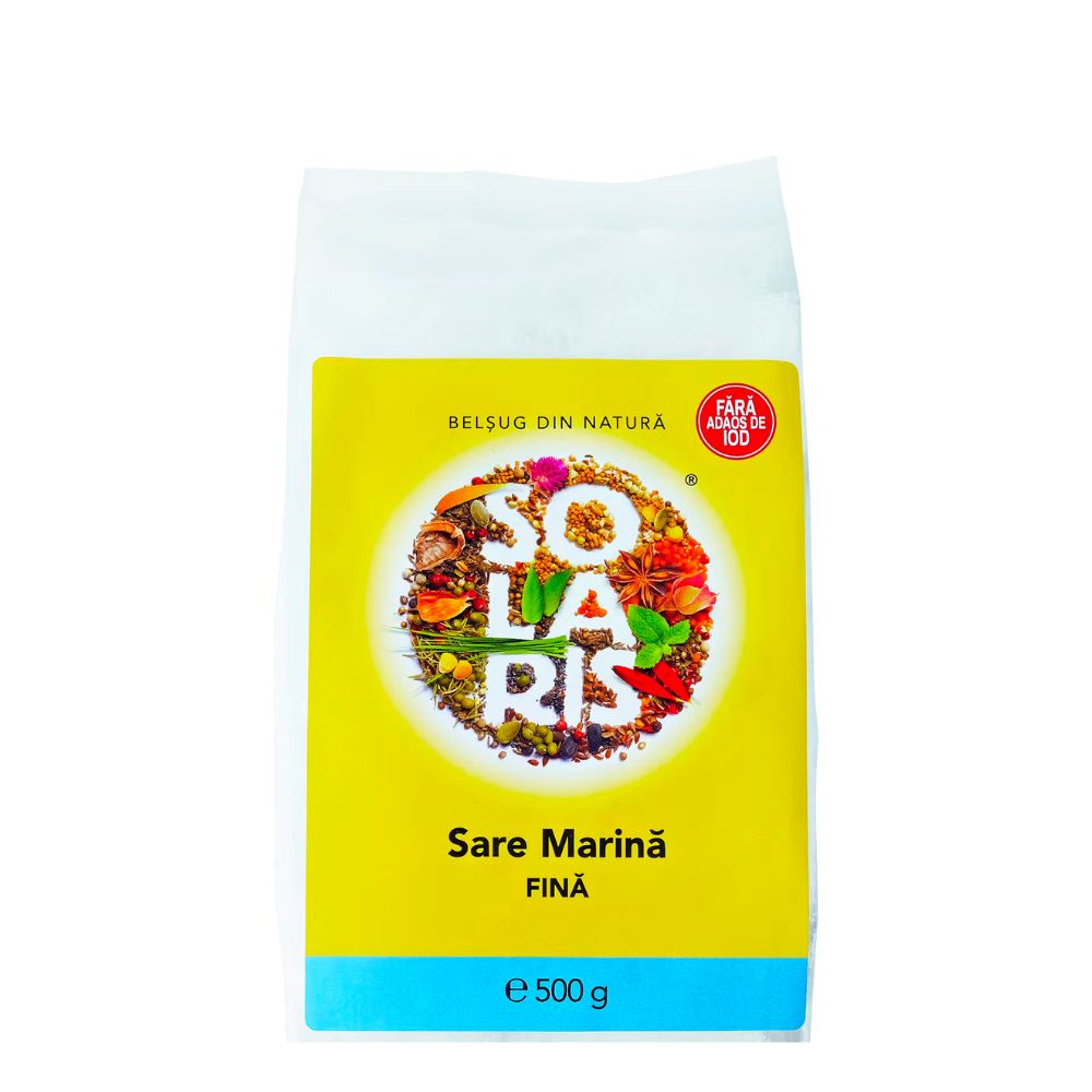 Sare marina fina, 500 g, Solaris