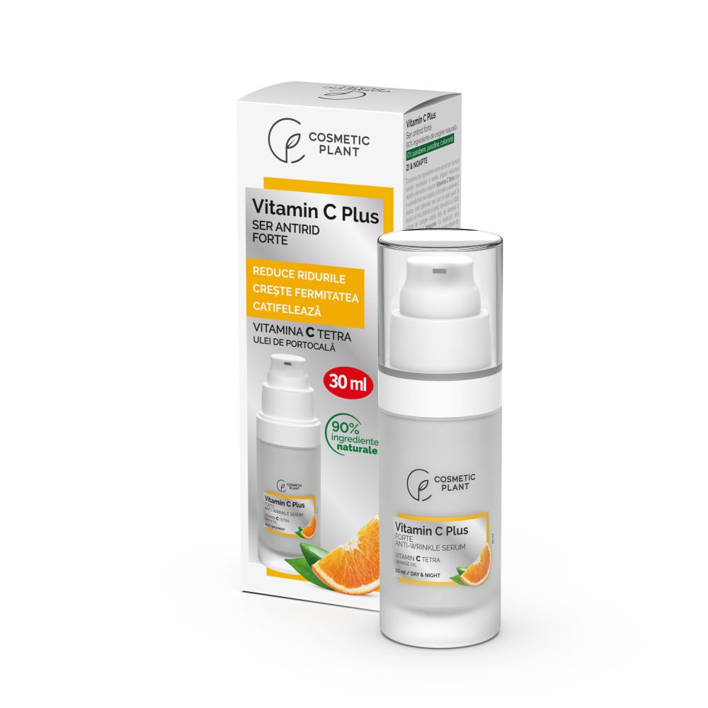 Ser de fata antirid forte Vitamin C Plus, 30 ml, Cosmetic Plant