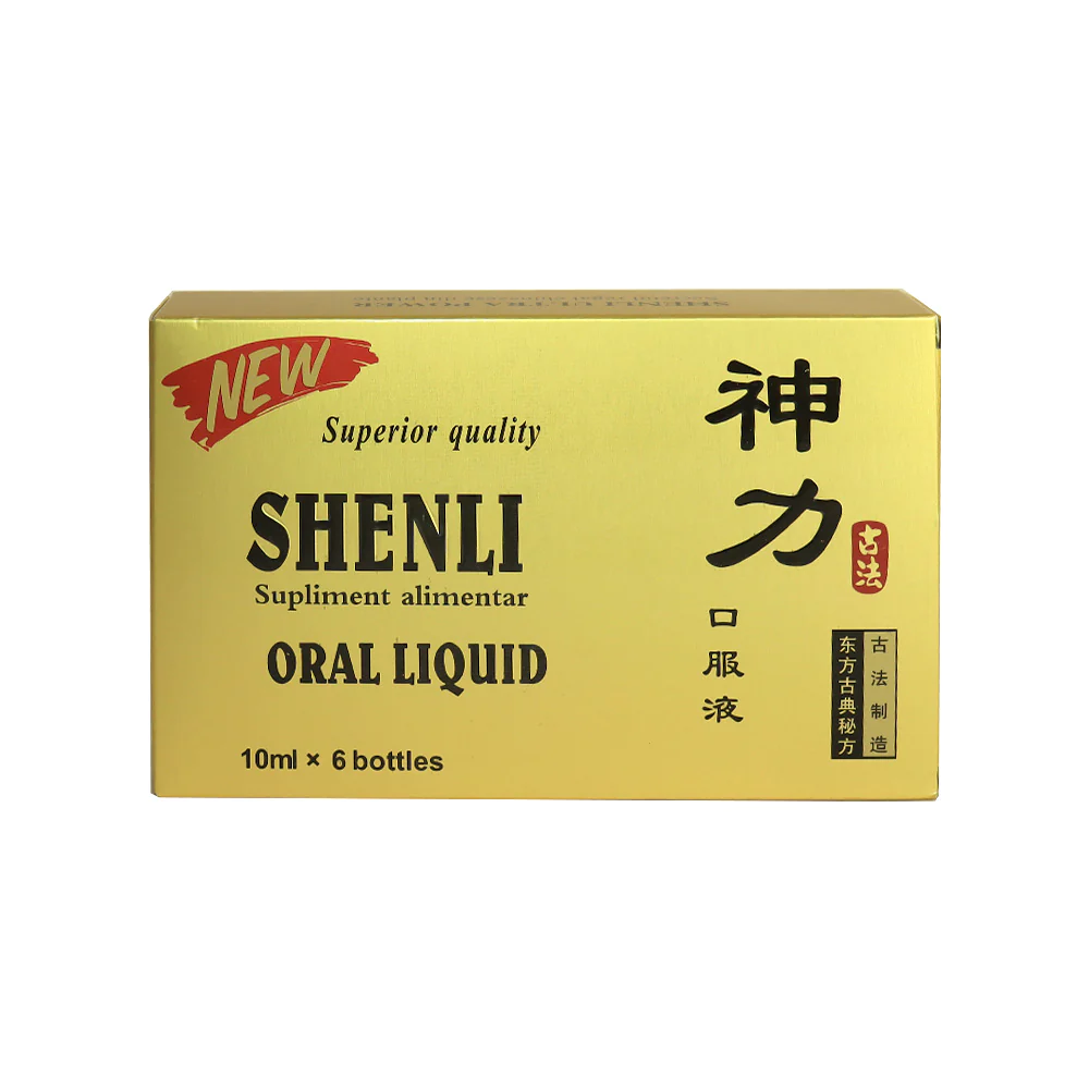 Shenli Oral, Supliment Natural pentru Performanta Sexuala, 6 fiole, Oriental Herbal