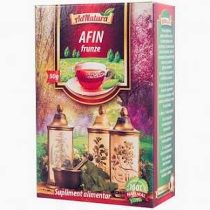 Ceai de Afin Frunze 50 g AdNatura