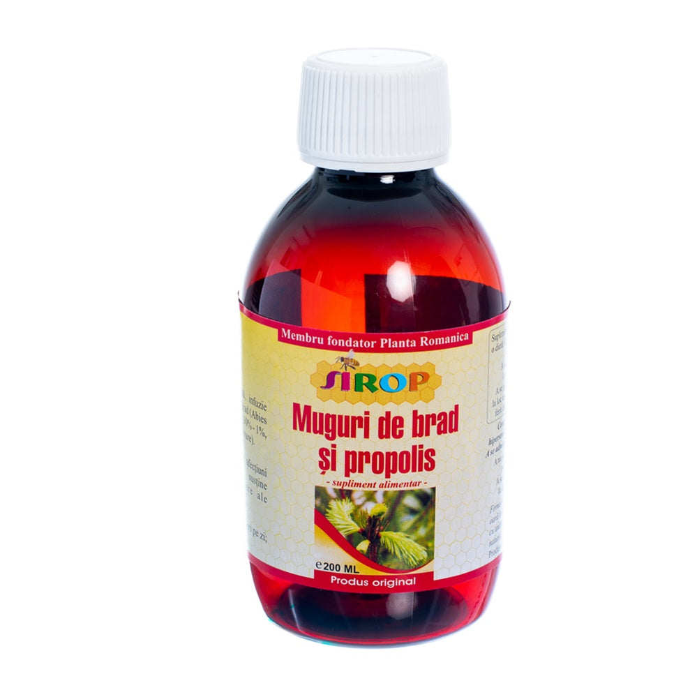 Sirop de muguri de brad si propolis, 200 ml, Elidor