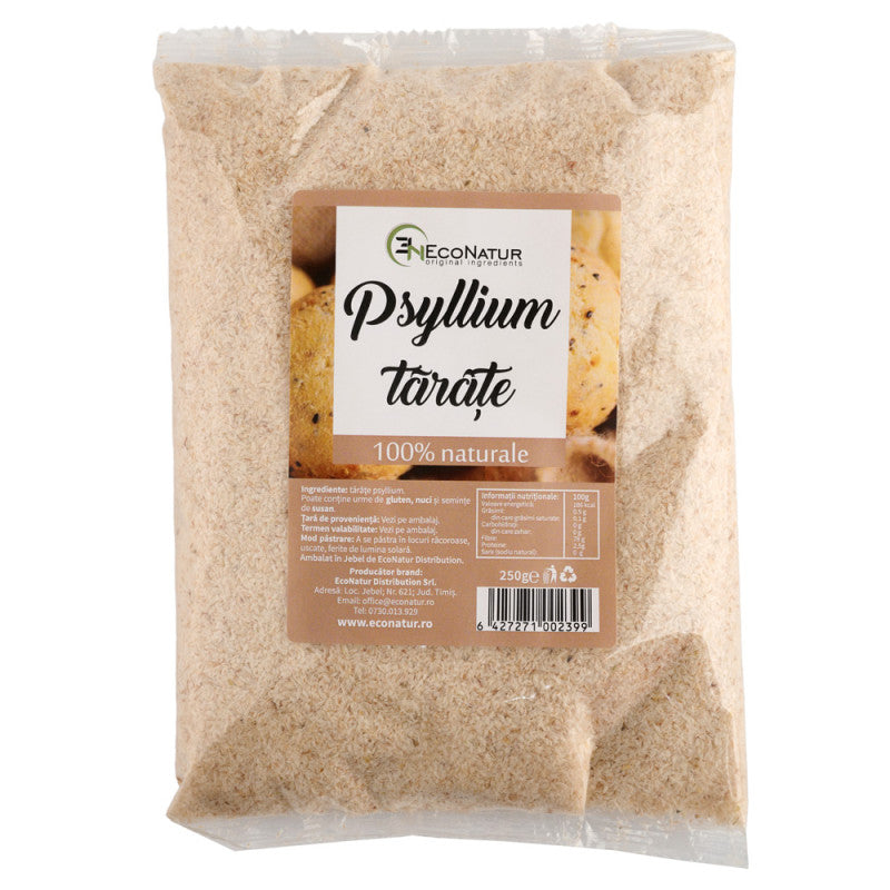 Tarate de psyllium, 250 g, Econatur