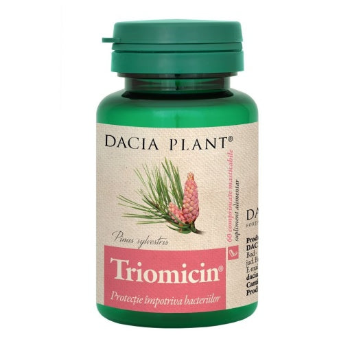 Triomicin, 60 comprimate masticabile, Dacia Plant