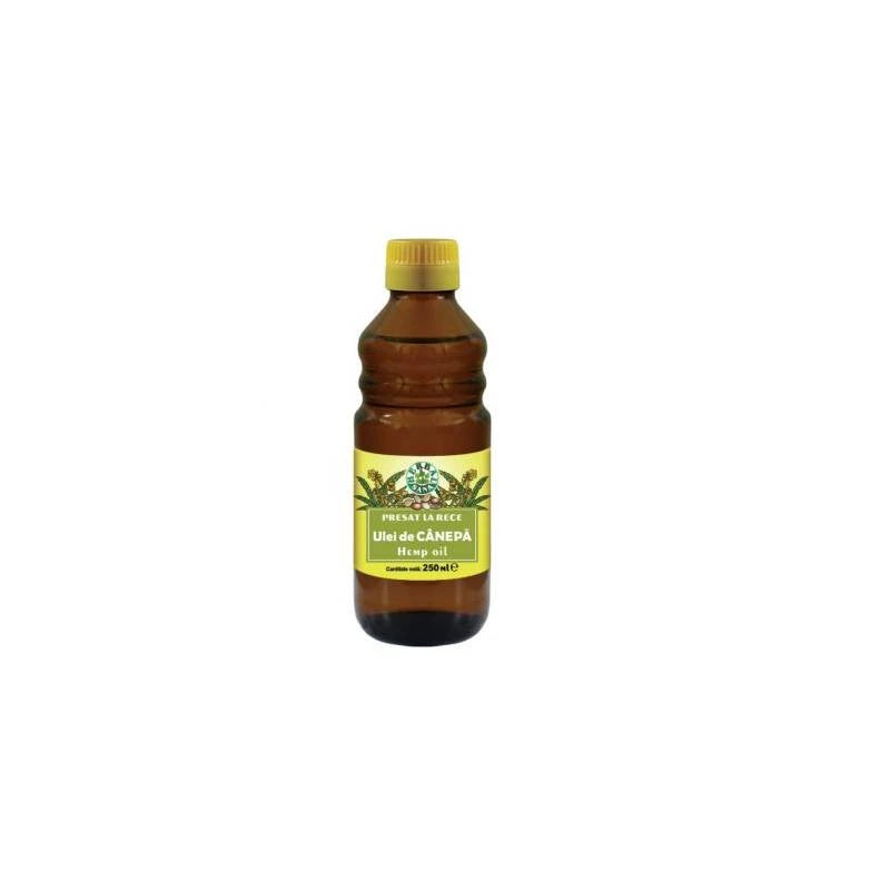Ulei De Canepa Presat La Rece, 250 Ml, Herbavit