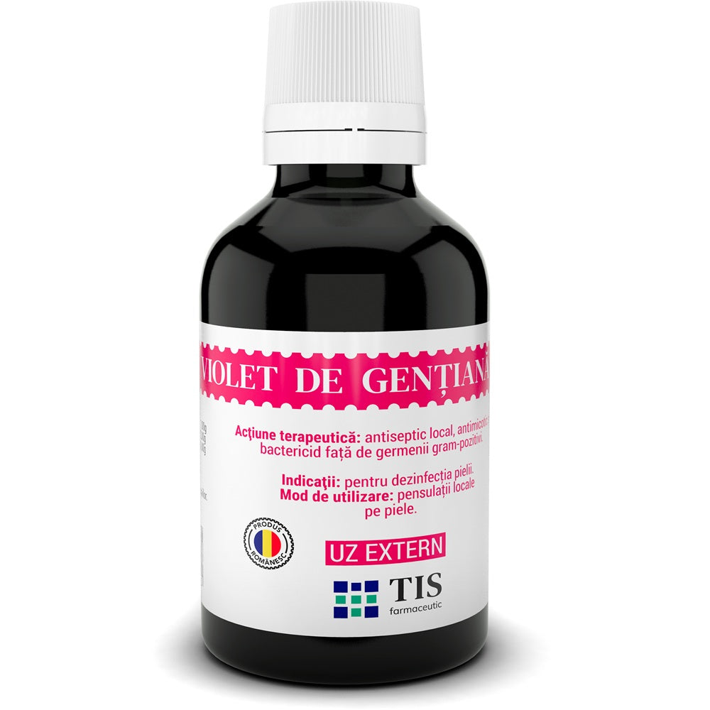 Violet de gentiana, 1%, 25 ml, Tis Farmaceutic